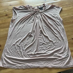 Blush pink business casual top